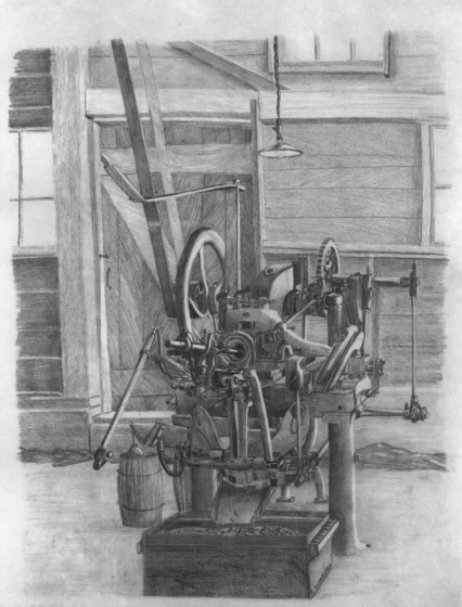 Nail Machine Print