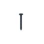 Black 1-1/4" x 8 Pyramid Head Wood Screw, Box 100