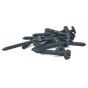 Black 1-1/2" x 8 Pyramid Head Wood Screw, Box 25