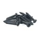Black Stainless 1-1/4 x 12 Pyramid Head Wood Screw, Box 15