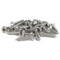  Stainless 3/4" x 8 Pyramid Head Wood Screw, Box 40