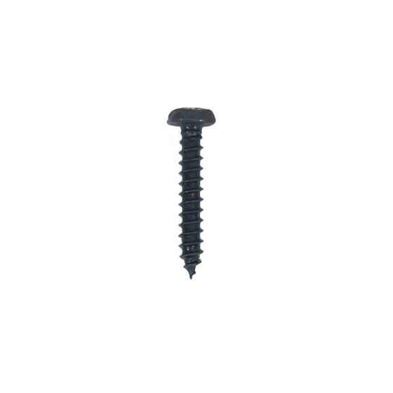 Black 1" x 8 Slotted Pyramid Head Wood Screw, Box 40