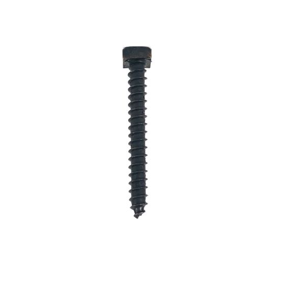 Black Stainless 1/4" X 2" Square Head Lag Bolt, Box 100